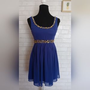 Prom Dress Minuet party  sweet chiffon and ringstones  Small Purple Sleeveless